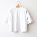 SUVIN 60/2 WIDE SLEEVE T-SHIRT #WARM WHITE [KKAGLM0016]