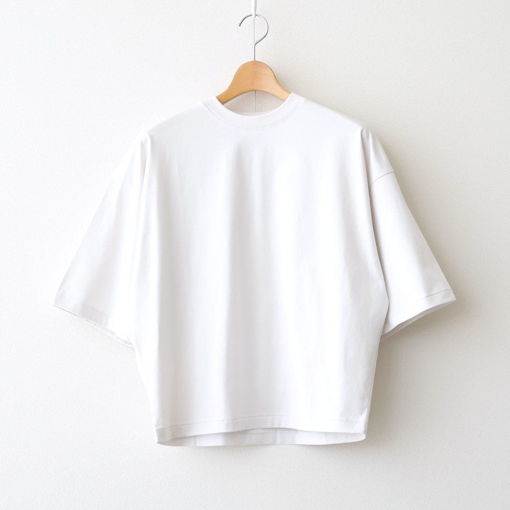 SUVIN 60/2 WIDE SLEEVE T-SHIRT #WARM WHITE [KKAGLM0016]