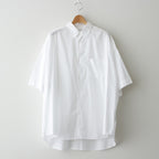 Broad S/S Oversized Regular Collar Shirt #WHITE [GM251-50013B]