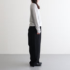 LINEN 14G Pull Over #LIGHT GREY [I26SS-K3]