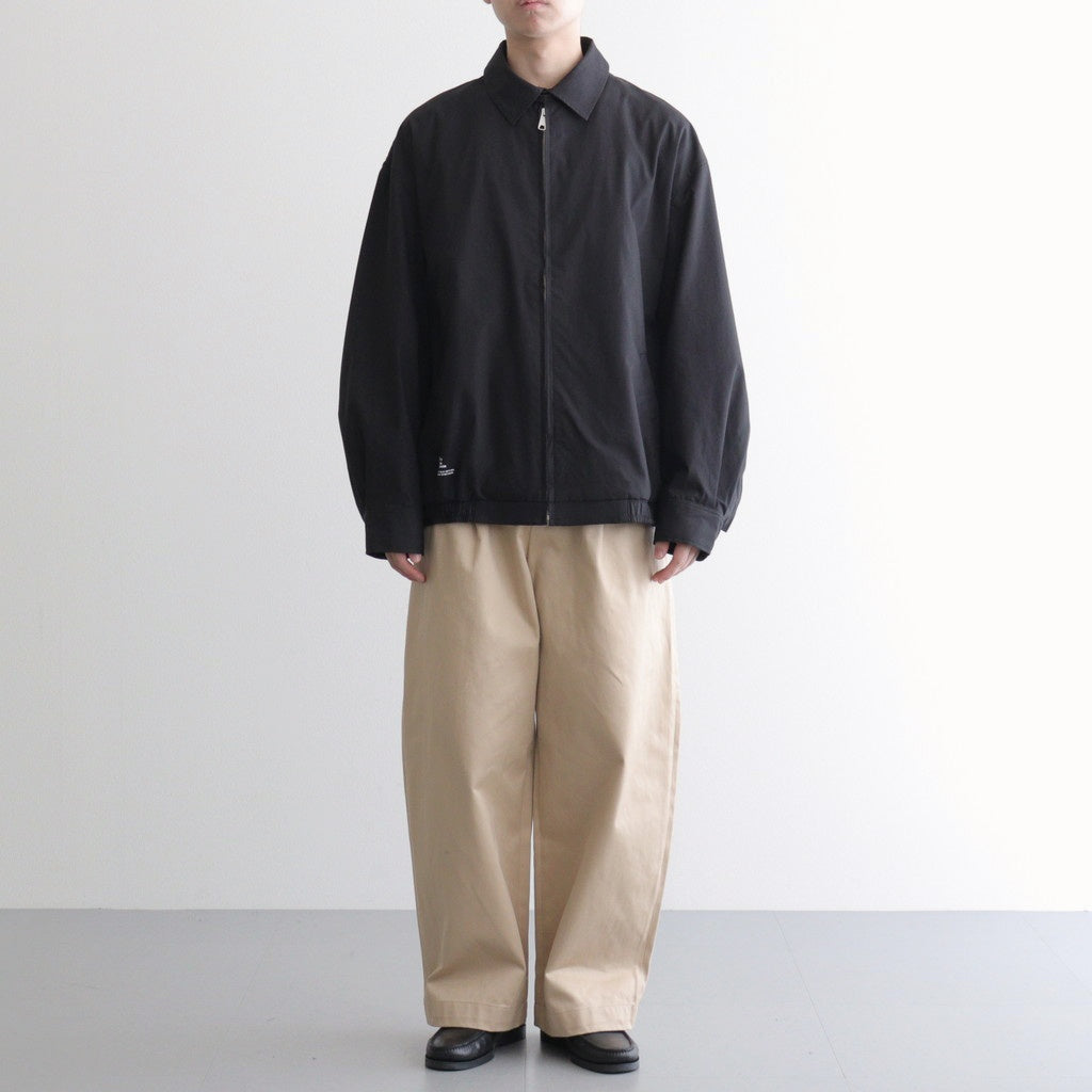 POWDER COTTON SWING TOP BLOUSON #BLACK [FSC254-30061] - ciacura
