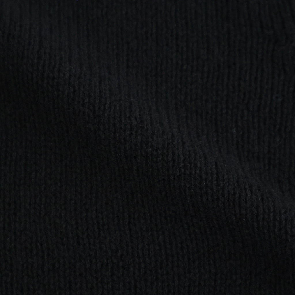 SUMMER CASHMERE KNIT V-NECK P/O #BLACK [A26SV02CK]