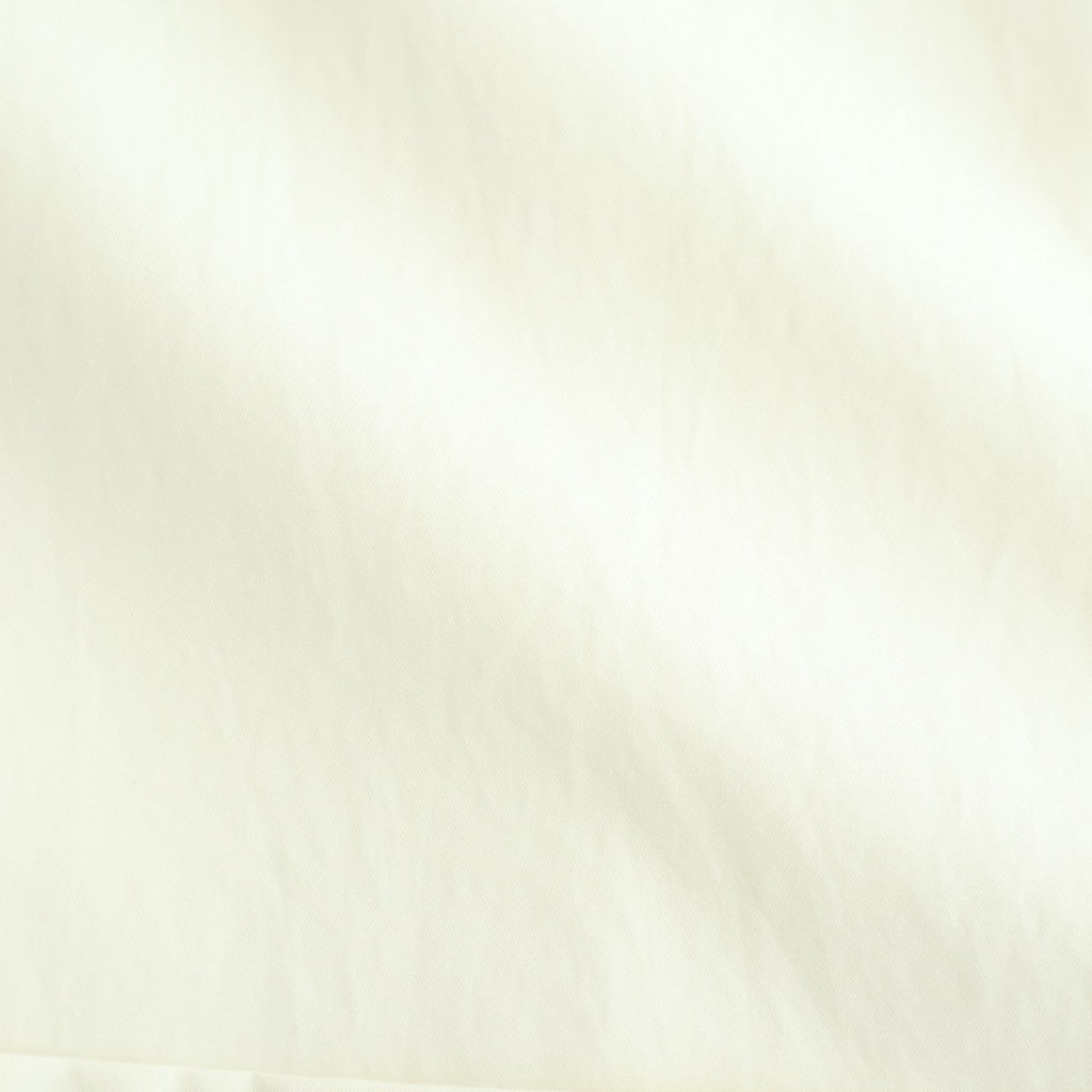 WASHED FINX TWILL BIG HALF SLEEVED SHIRT #VANILLA [A26SS03TN]