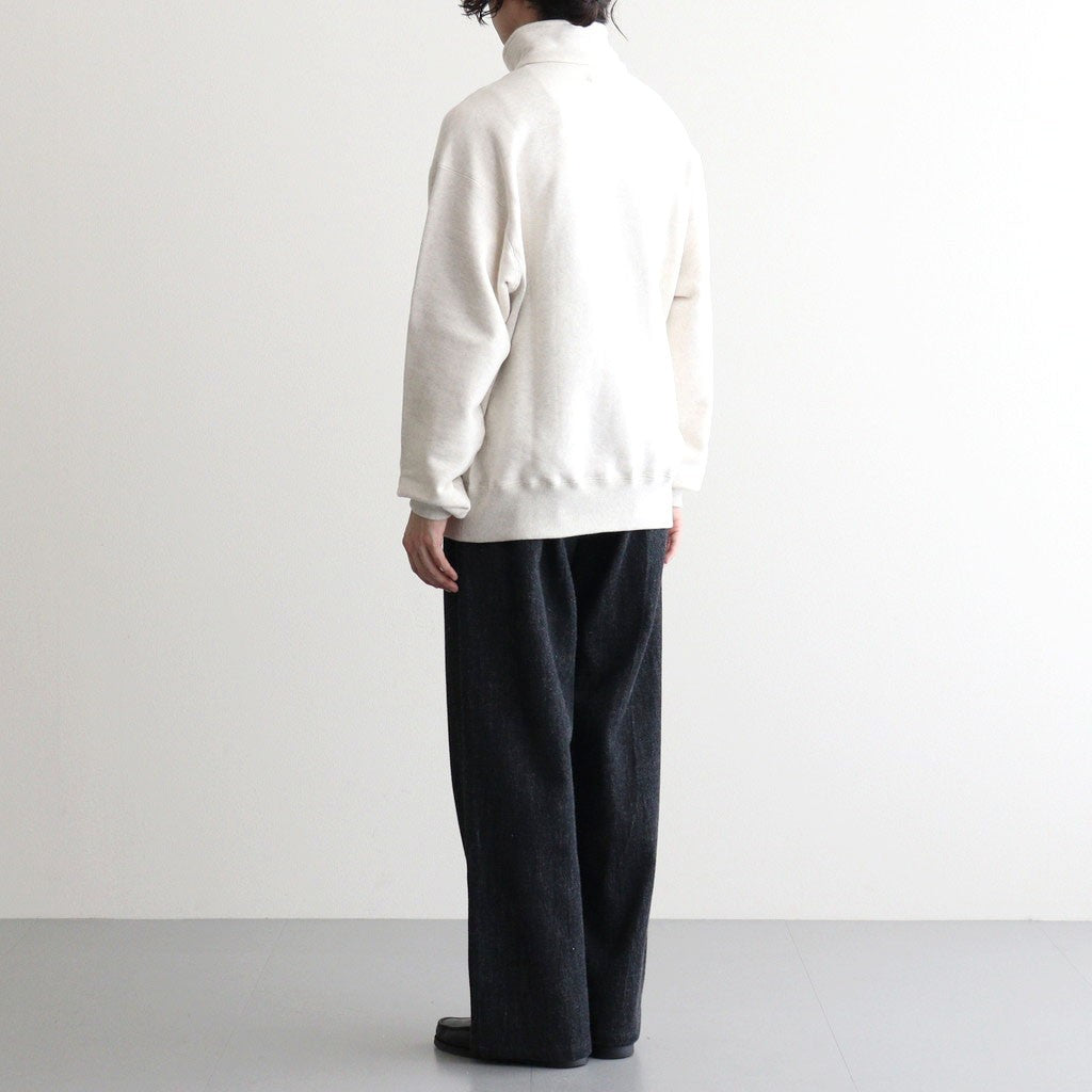 Half-Snap Sweatshirt #Heather Gray [OFH011PO61]