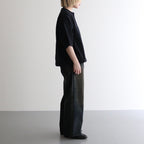 Moss Stitch Polo #Black [2501-011]