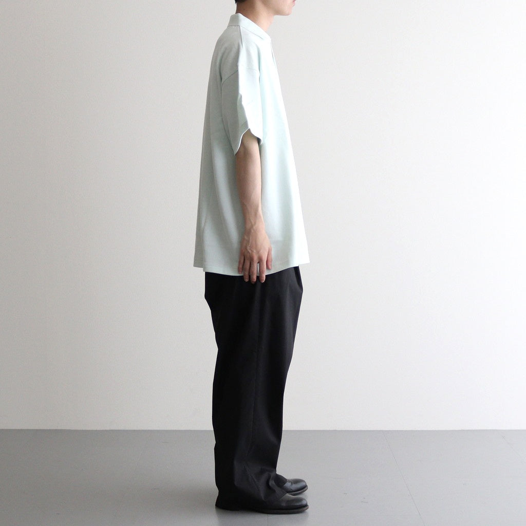 Cotton Pique Jersey S/S Skipper Polo #PALE GREEN [GU251-70057]