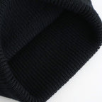 WASHABLE MERINO SEAMLESS BEANIE #BLACK [R5140-AW25]