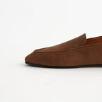 HORSEHIDE LEATHER LOAFERS #BROWN [A26AS07QD]