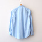 WASHED FINX TWILL SHIRT #LIGHT BLUE [A26SS04TN]