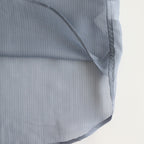 SHEER STRIPE SHIRTS LOOSE FIT #BLUE STRIPE [2541000507]
