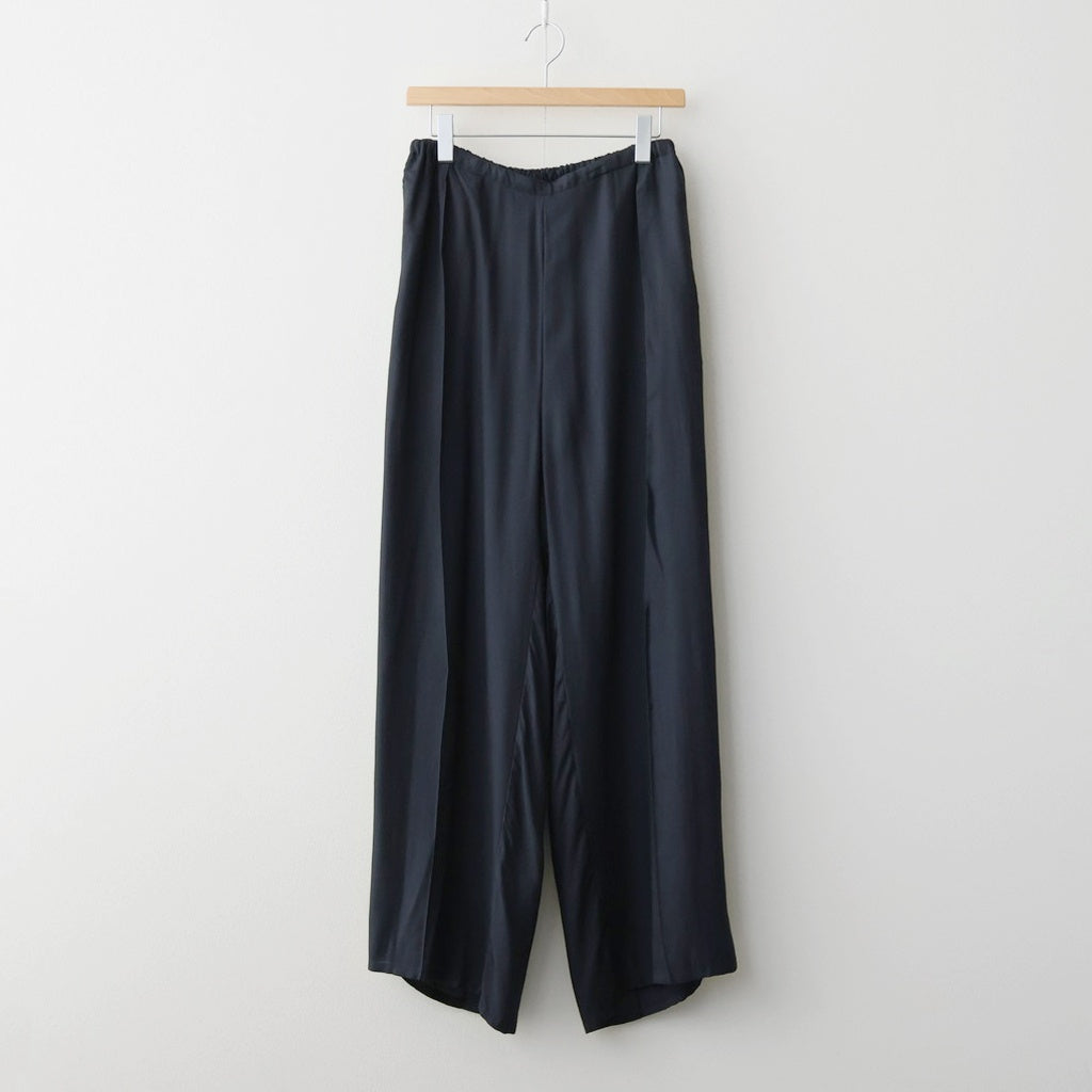 Modal Front Flat 1pleated Easy Trousers #DARK NAVY [YK26SS01216P]