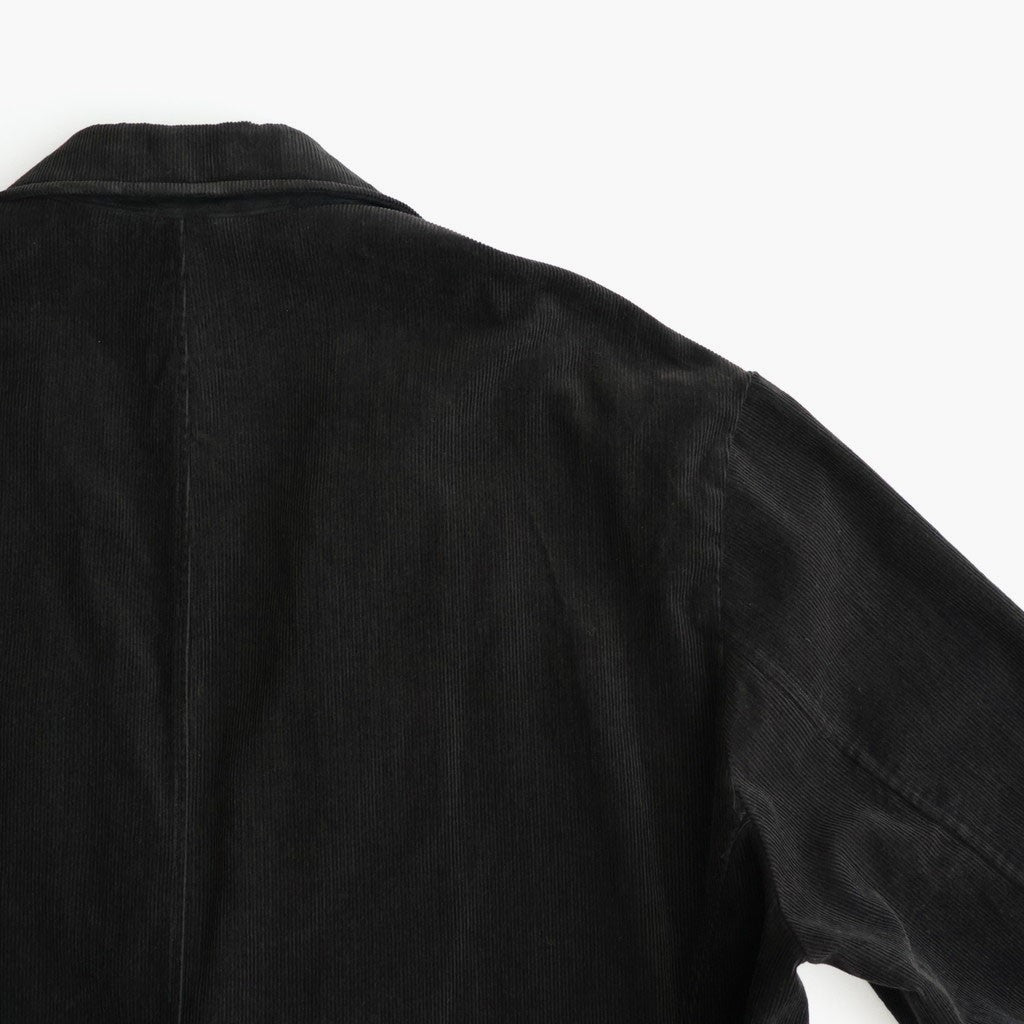 VINTAGE CORDUROY SINGLE BREASTED JACKET #BLACK [ST.1580]
