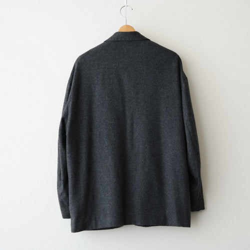 縮絨ウール2WayカラーJK #GRAY [D226-J332]