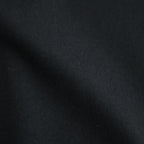 WOOL FLANNEL EASY WIDE TROUSERS #BLACK [ST.1609]