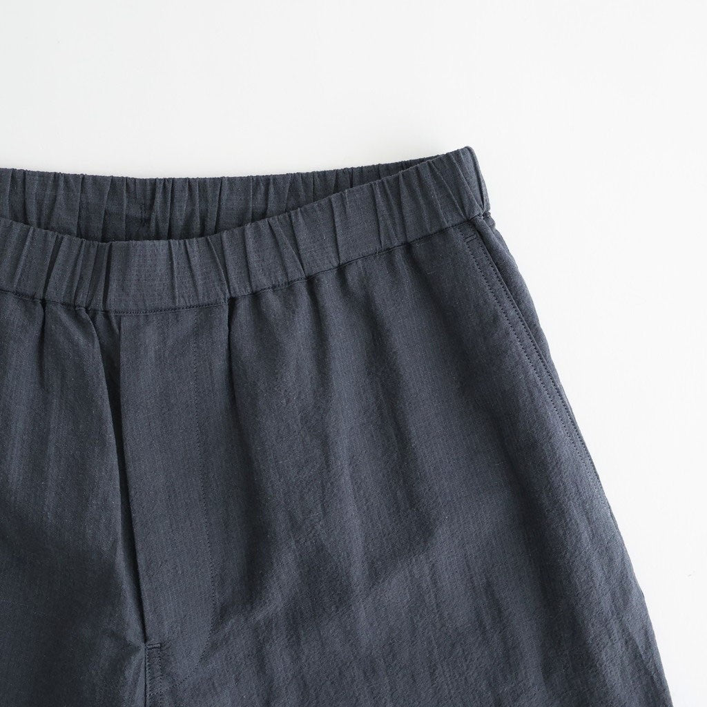 Cotton Linen Seersucker Track Pants #GRAY [GM262-40035]