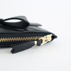 L字型ZIP財布 - BIG BOW #Black [8Z-O310-051]