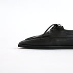 SOFT LEATHER DECK SHOES #BLACK [A26SS03QD]