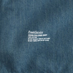 DENIM PULLOVER SHIRT #FADE INDIGO [FSC261-50187FB]