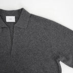 EXTRA FINE WOOL KNIT SKIPPER #GREY [ST.1636]