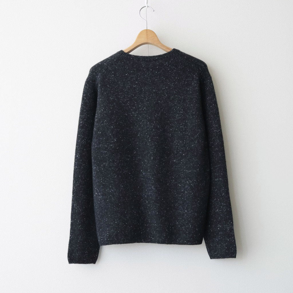 CASHMERE NEP KNIT P/O #MIX BLACK [A26AP01NE]