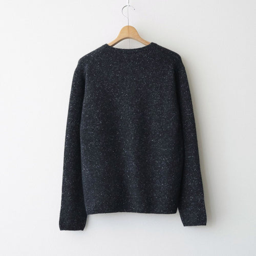 CASHMERE NEP KNIT P/O #MIX BLACK [A26AP01NE]