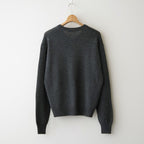 LIGHT CASHMERE KNIT V-NECK P/O #CHARCOAL [A26AV03CJ]
