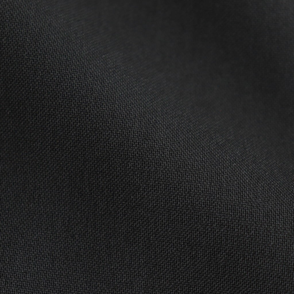 NBGZOO - オクタグラムポリエステル・艶消平織 オーバーオール #95 Black [SN_NC0809OO]