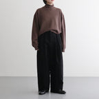 モールスキンアジャストワイドPT #BLACK [D225-P656]