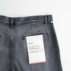 Selvage Denim Two Tuck Pants #BLACK LIGHT FADE [GU263-40061LB]