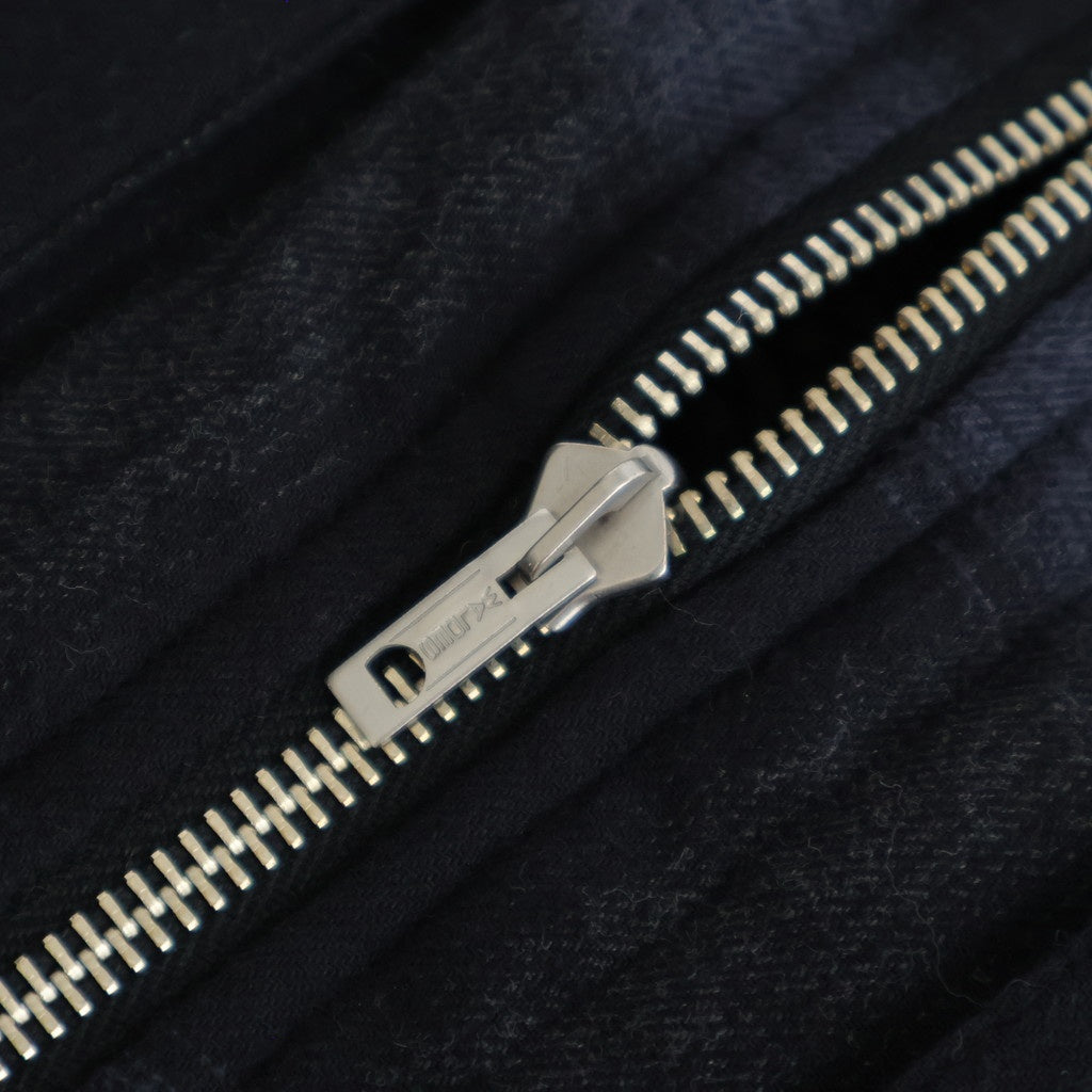 FLANNEL CHECK REVERSIBLE VEST #BLACK [FSC253-30128]