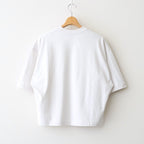 SUVIN 60/2 WIDE SLEEVE T-SHIRT #WARM WHITE [KKAGLM0016]