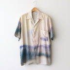 LANDSCAPE PRINTED OPEN COLLAR SHIRT #IVORY [YK25SS0933SH]