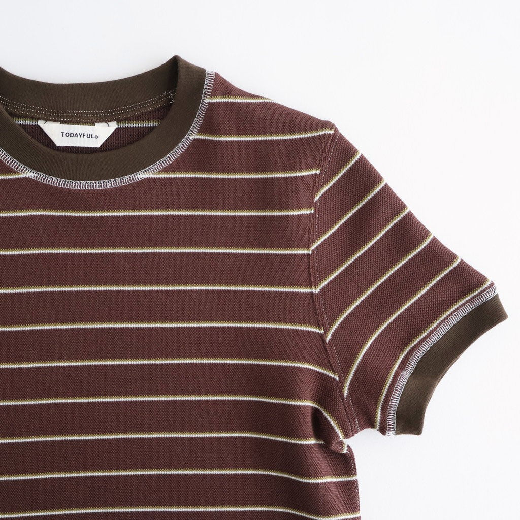 Border Ringer Tee #CHO [12610619]