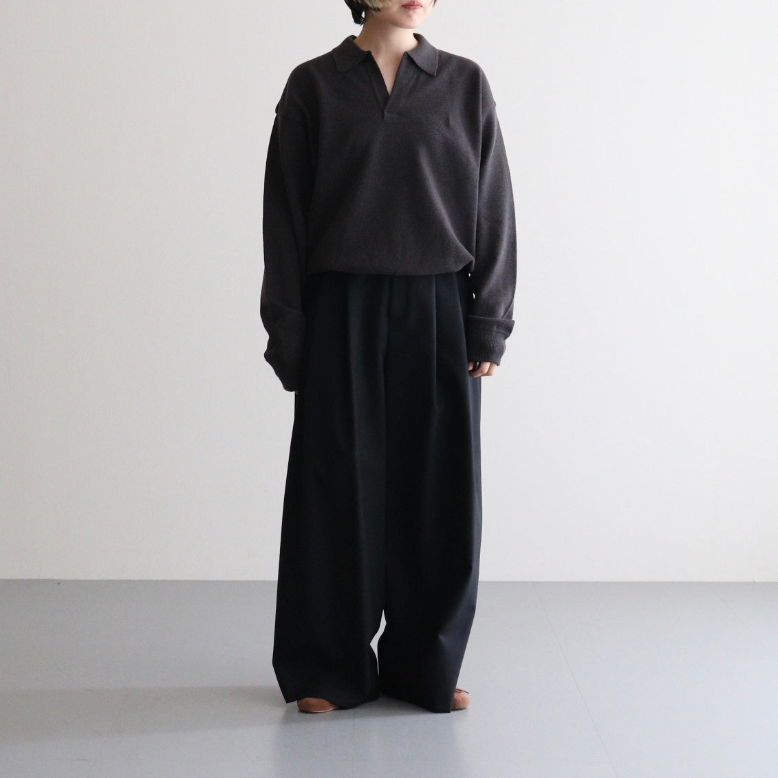 Co/Wo Moss Stitch Skipper #CHARCOAL [2503-003]