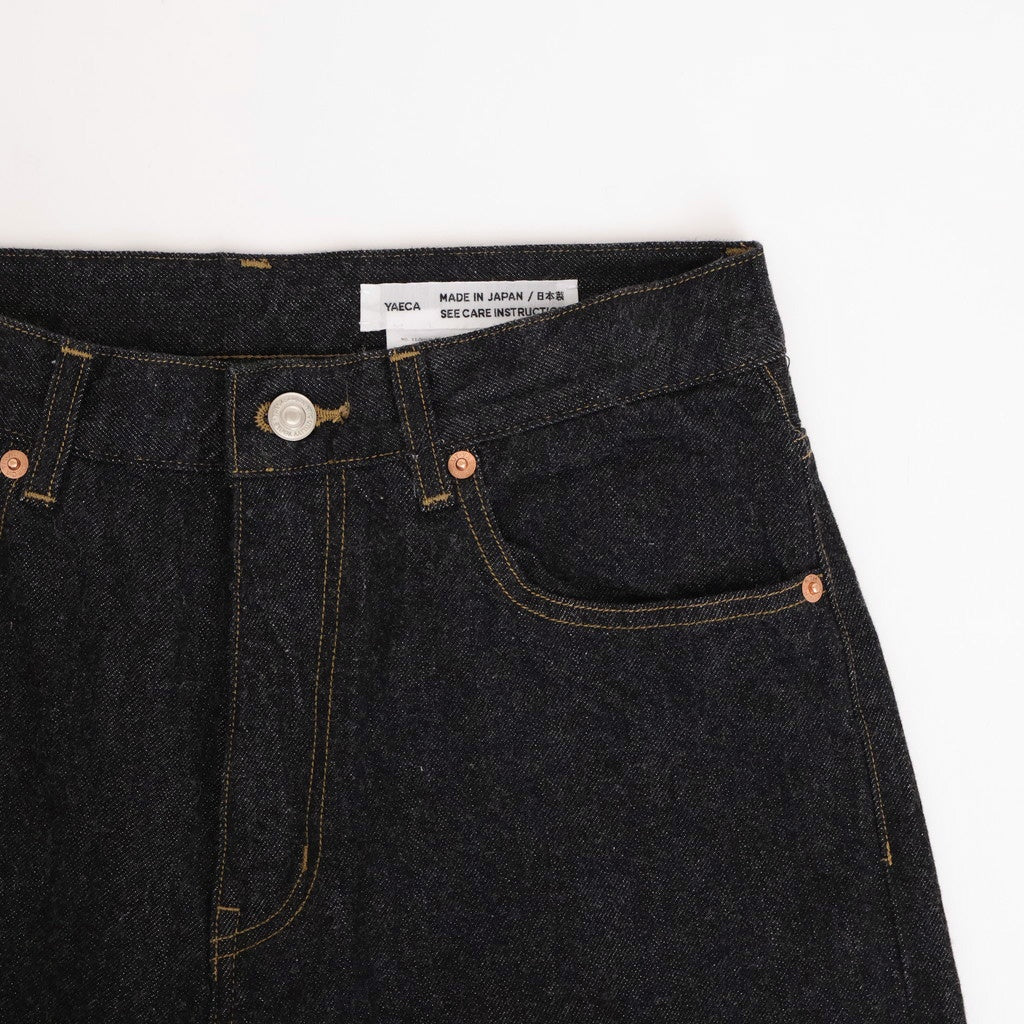 DENIM PANTS - WIDE STRAIGHT #black [11-13B]