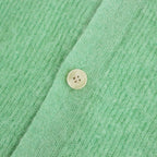 BABY SURI ALPACA SHEER KNIT SHIRT CARDIGAN #LIGHT GREEN [A24AC01AK]