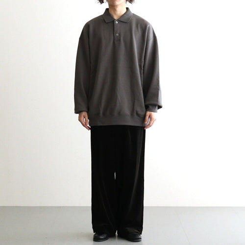 Suvin Corduroy Wide Straight Trousers #BLACK [GU263-40213B]