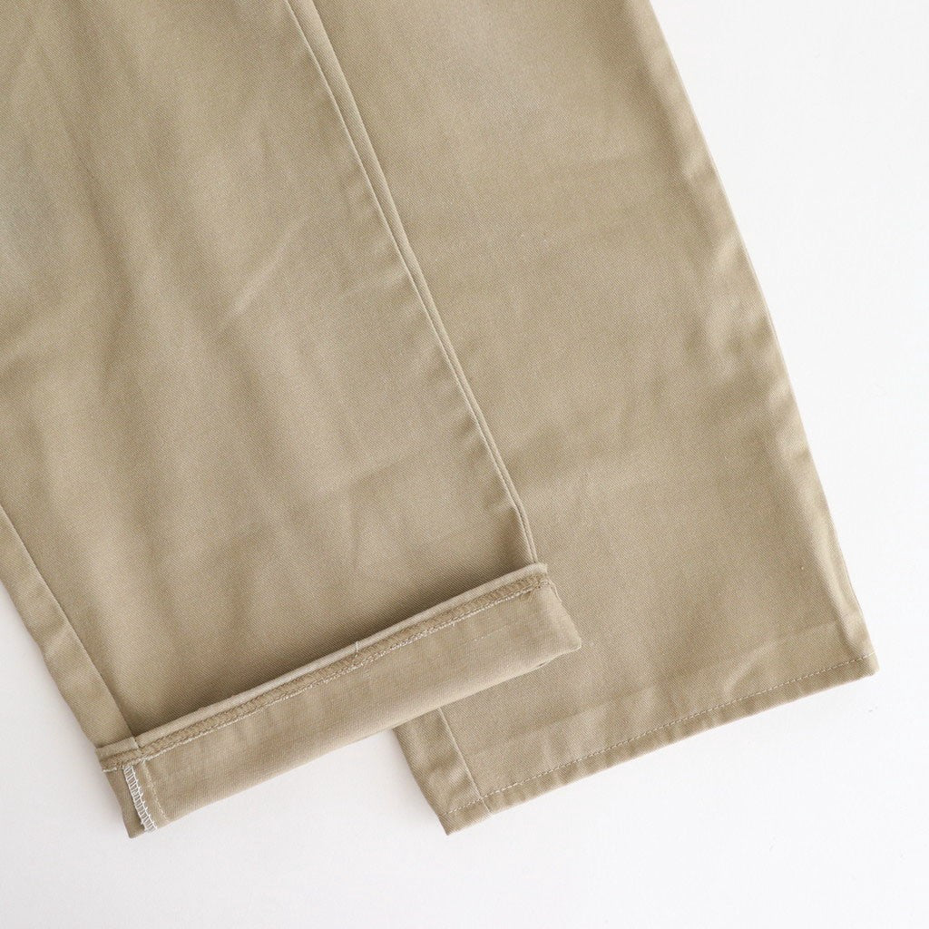 W WAIST CHINO PT #BEIGE A [Q25A-T064]