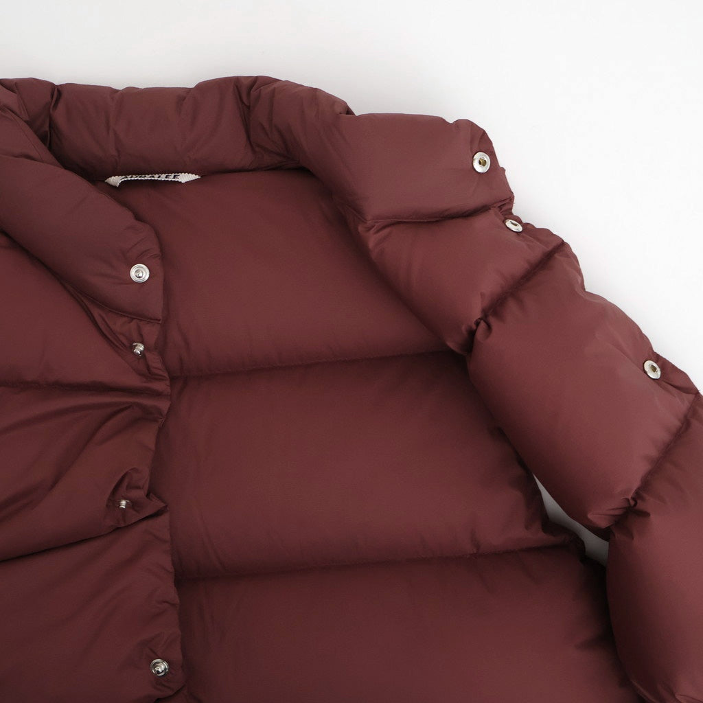SUPER LIGHT NYLON RIPSTOP DOWN VEST #BURGUNDY [A25AV02NL]