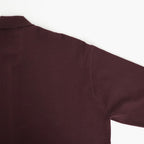 HIGH TWIST WOOL KNIT SHIRT CARDIGAN #RED BROWN [A26AC01CK]