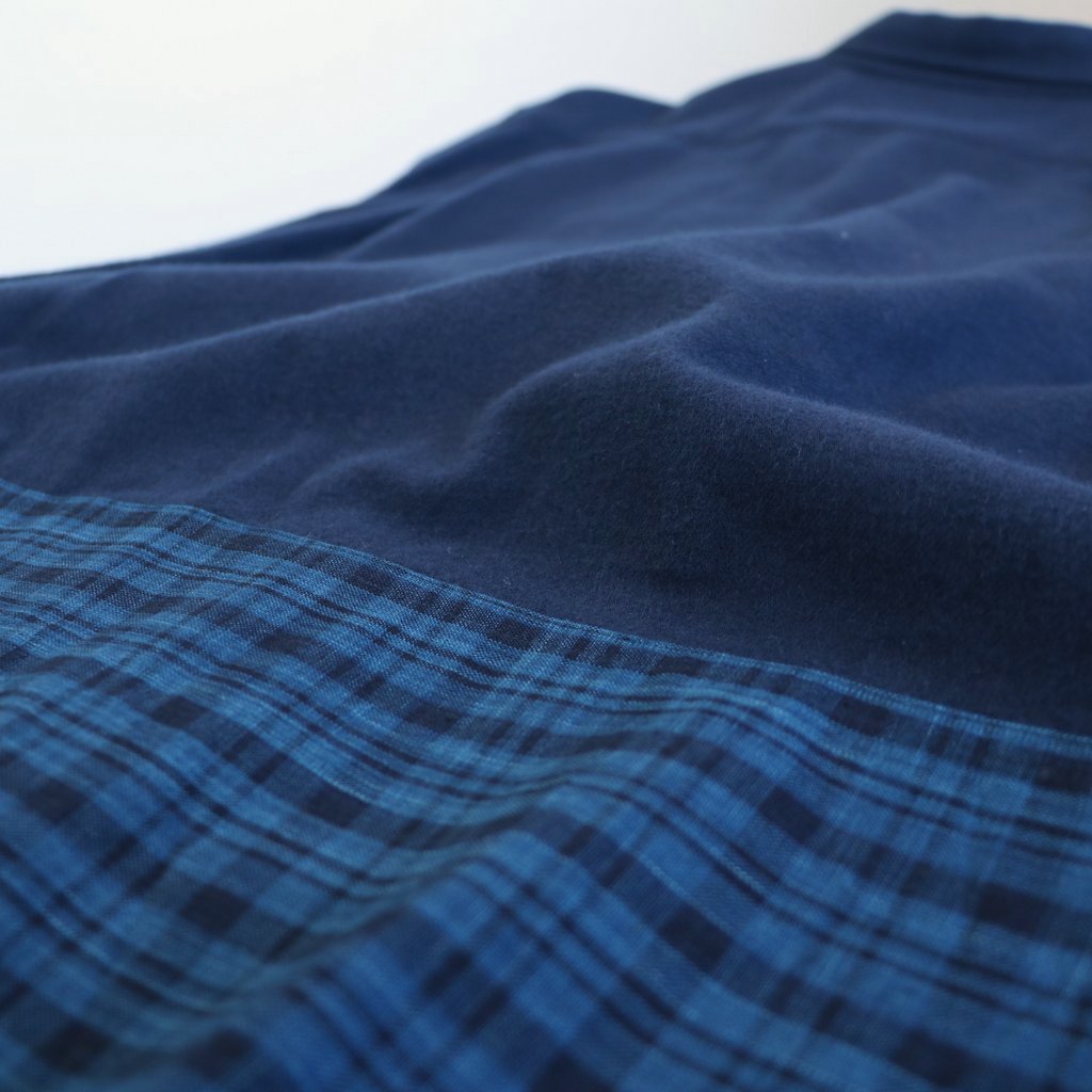 松阪木綿のポケットシャツ #NAVY