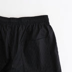 CORPORATE EASY SHORTS #BLACK STRIPE [FSC262-40013B]
