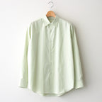 WASHED FINX TWILL SHIRT #LIGHT GREEN [A25SS04TN]