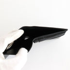 二つ折り財布 - SILVER EYELET #Black [8Z-Z091-051]