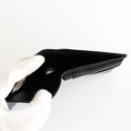 二つ折り財布 - SILVER EYELET #Black [8Z-Z091-051]