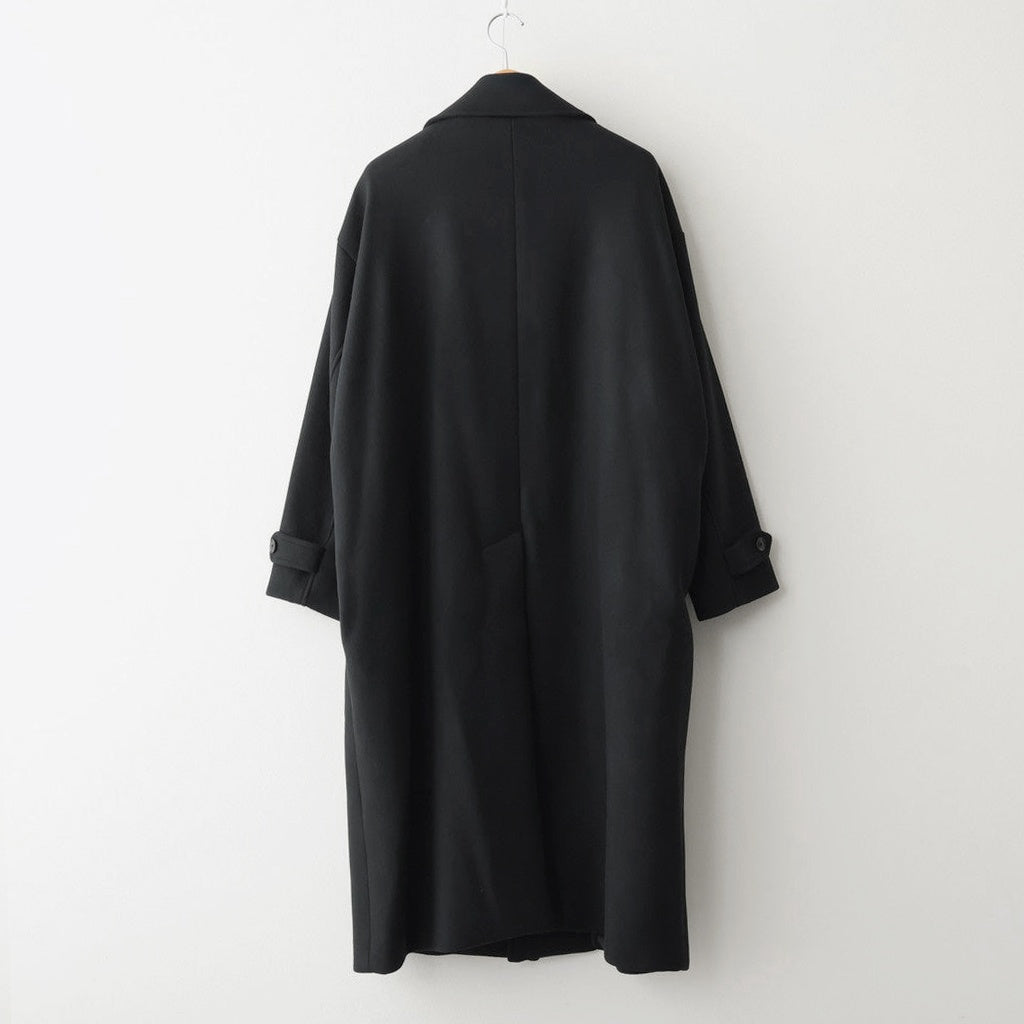 Theory2024 Wool Melton M P Cape BK コート CABaN LUXE WOOL ステン