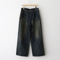 6ポケットオーバーダイデニムバギーPT #DARK INDIGO [D125-P539]