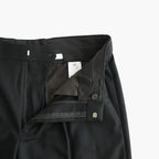 MERINO COLLEGE FLANNEL STANDARD PANTS #BLACK [PRAGLW0900]
