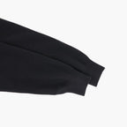 EXTRA FINE WOOL KNIT CREW NECK LS #BLACK [ST.1634]