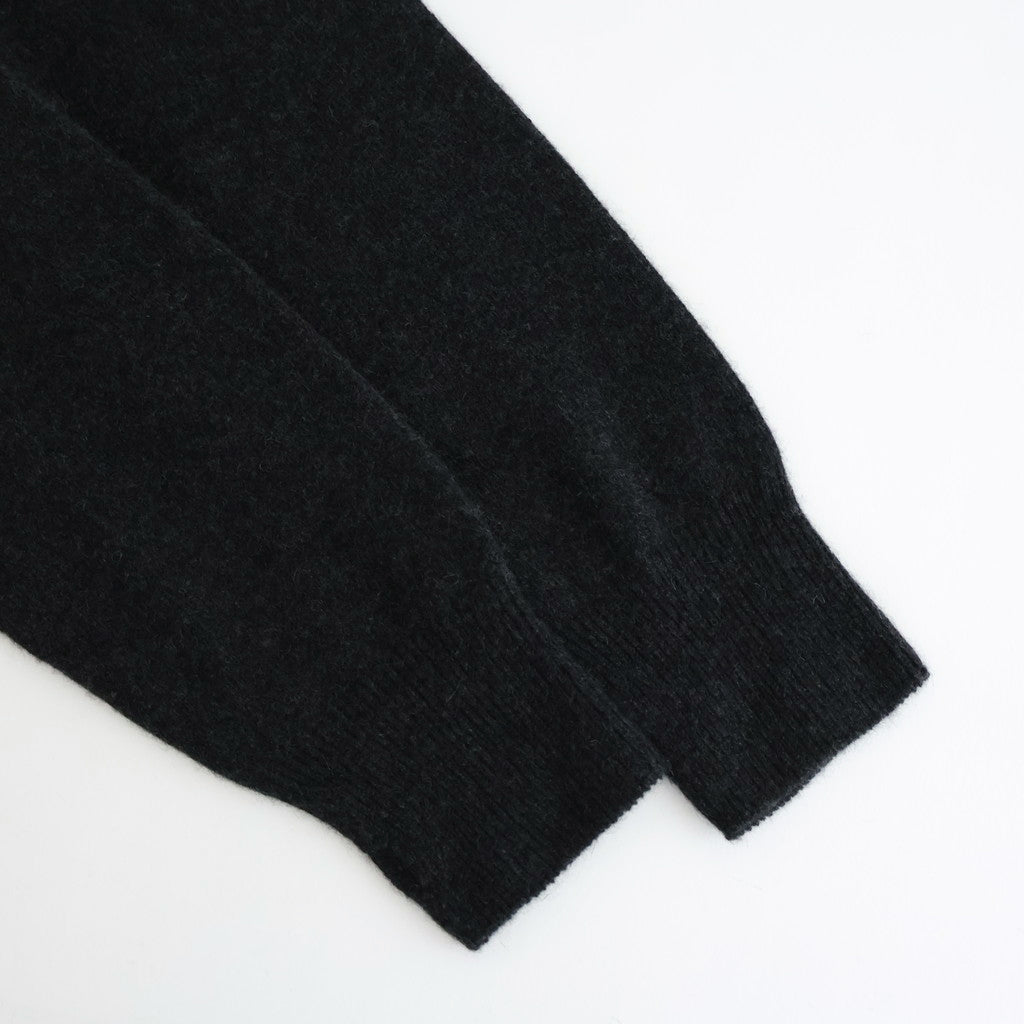 Cashmere Wholegarment Crewneck Sweater #CHARCOAL [YK25FW01116S]